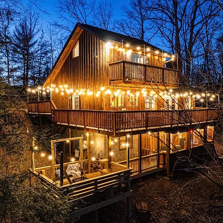 The Family Stone Luxe Cabin Sleeps 12 Hot Tub Dogfriendly Dollywood Pigeon Forge Bagian luar foto